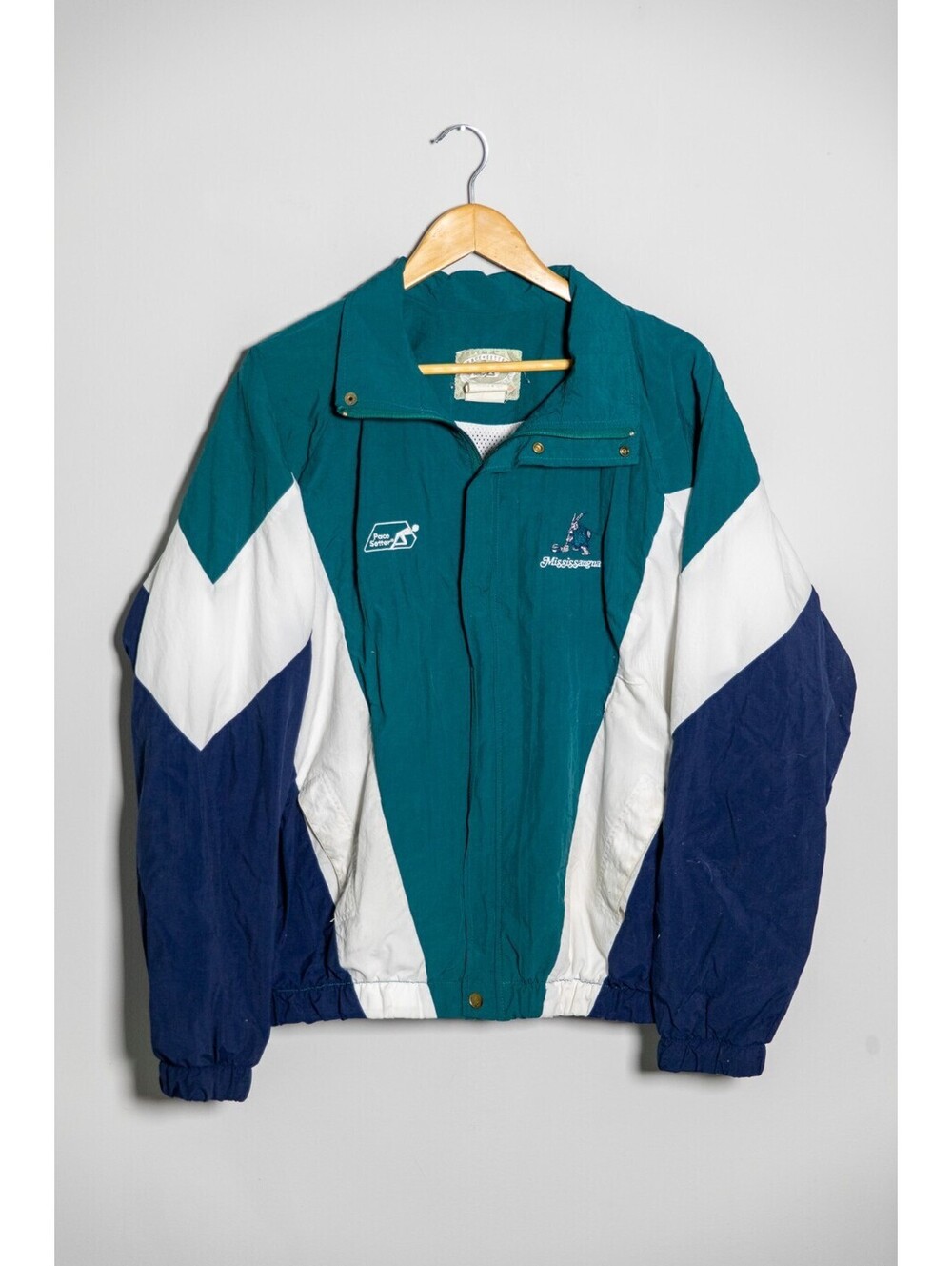 Vintage 90s Blue Track Top Zip Jacket Men's XL - Reebok / Adidas style